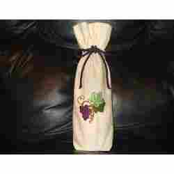 Embroidered Wine Case