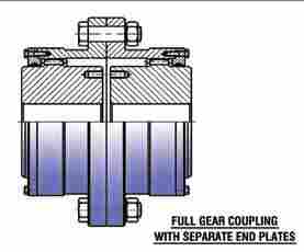 Full Gear Coupling With Separate End Plate