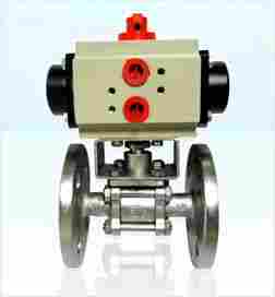 Pneumatic Rotary Actuators With Ball Valve
