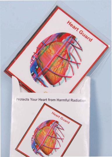 Red Anti Radiation Heart Guard