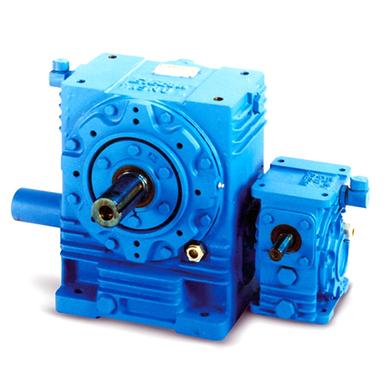 Blue Double Worm Reduction Gearbox