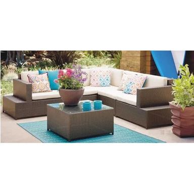 Outdoor Hand Woven Rattan Sofa Furniture Application: Garden