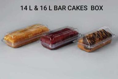 Transparent Dry Cakes Hinged Boxes