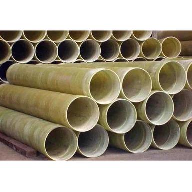 Yellow Industrial Frp Round Pipe