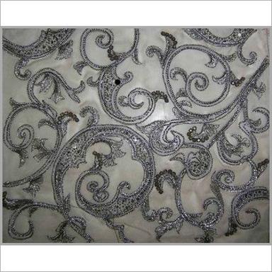Stain & Wrinkle Resistant Fabric With Metallic Thread Work