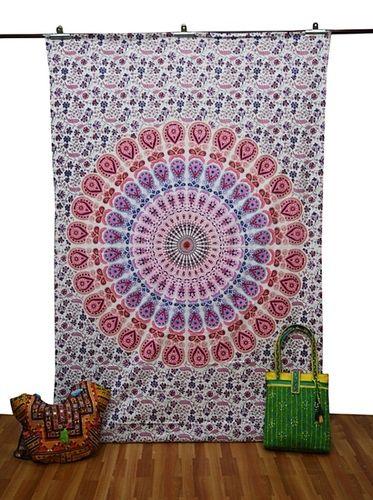 Printed Mandala Tapestry 