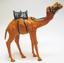 Leather Camel Statues