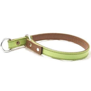 Multicolor Genuine Leather Dog Collars With Cushioned Padding