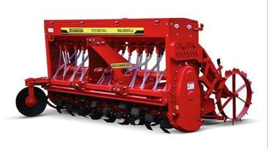 Metal Heavy Duty 42 Blades 50 To 55 Hp Roto Seed Drill For Agriculture Use