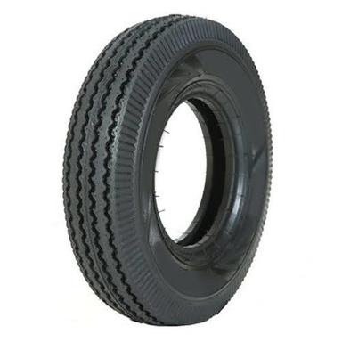 Black 12 Inch Diameter CNC Mould Three Wheeler Auto Tyre