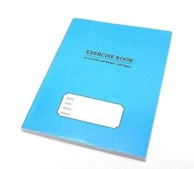 Light Weight Four Lined And A4 Size Based Printed Cover Exercise Notebook - (200 Pages Per Piece)