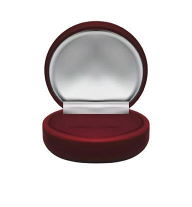 2 Mm Thick Light Weight Foldable Round Velvet Finished Finger Ring Jewelry Box Design: Na