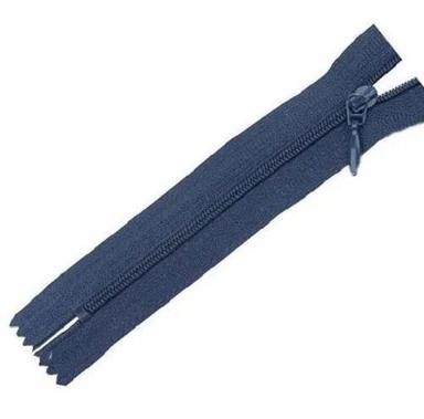 Blue Close End Nylon Zipper For Garments