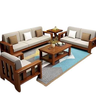 6 Seater Wooden Sofa Set                                                                                                  