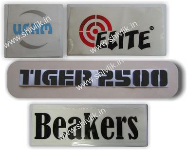 Cream And Red Letter Transfer Labels