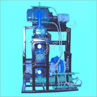 Dark Blue Industrial Vacuum Pump System