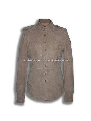 Perforated Suede Jacket
