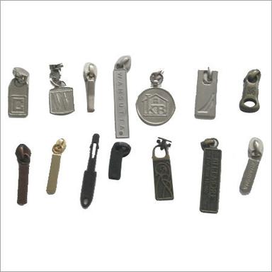Silver Custom Made Zippers / Pullers