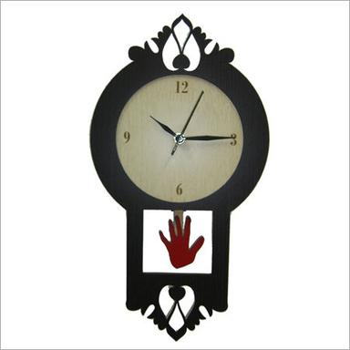 Wood Hand Wall Clock