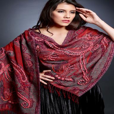 Many Hand Embroidered Shawls