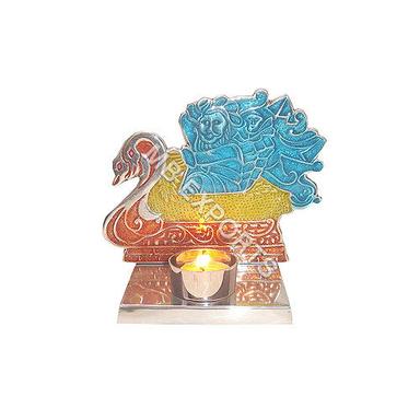 Painting Peacock Candle Holder