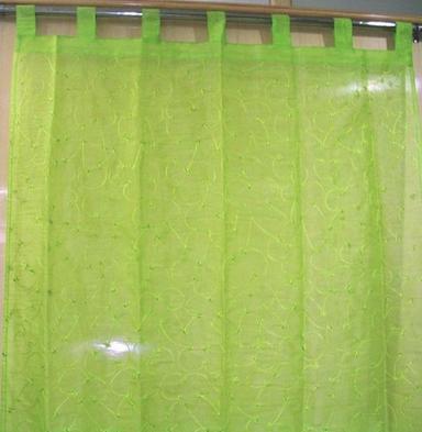Green Crepe Curtain