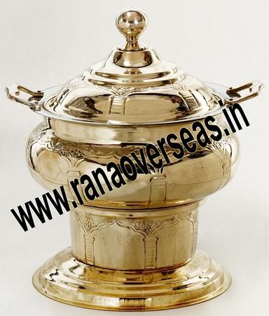 Golden Indian Brass Chafing Dish