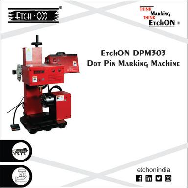Pneumatic Dot Pin Marking Machine With Rotary, Dpm303 Dimensions: 150*100 Millimeter (Mm)