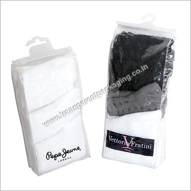 High Tensile Strength; Hygienically Tested; Light Weight Transparent Soft Pvc Pouches For Socks