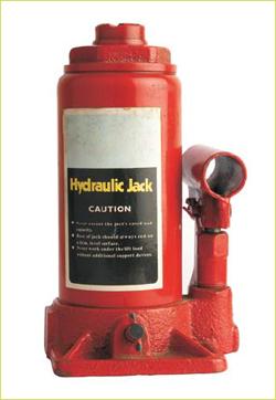 Red Hydraulic Industrial Jacks