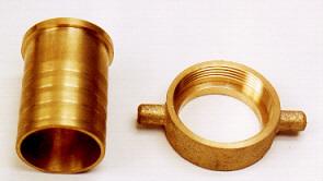 Brass Hose Barb With Nipple Application: For Industrial Use