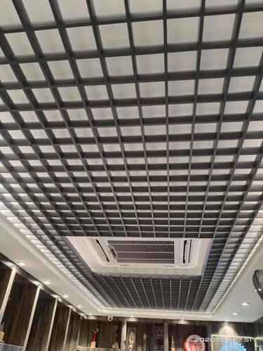 White Open Cell Ceiling Tiles