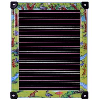Easy To Write And Clean Deluxe Tin Frame Slate 4 Line - Graph