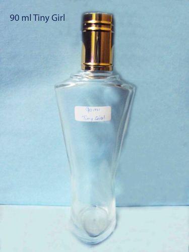 Transparent Glass Perfume Bottle For Girl