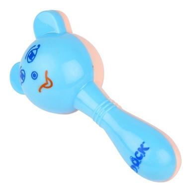 Cream And Blue Baby Magic Rattle