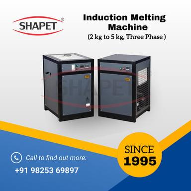 Induction Based Gold Melting Machine 5 Kg. In Three Phase Power: 10 Kw/H