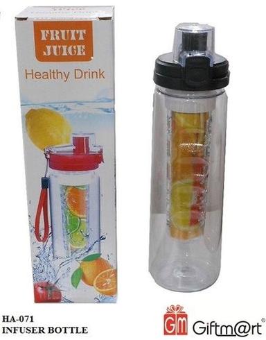 Black And Transparent Infuser Water Bottle