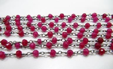 Ruby Beads Handmade Chains