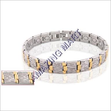 Silver Bio Magnetic Titanium Bracelet