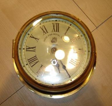 Golden Paperweight Clock