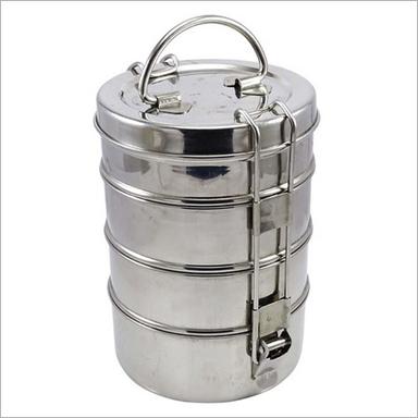 Silver Stainless Steel Lunch Box