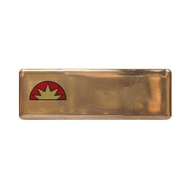 Golden Metal Badges