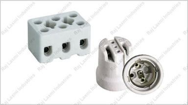 White Porcelain Socket And Terminal