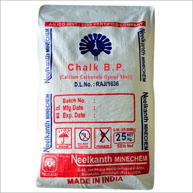 Chalk B P  (Calcium Carbonate Oyster Shell) Application: Industrial