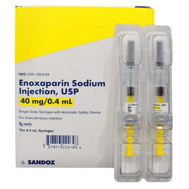 Enoxaparin Sodium Injection Store In Cool