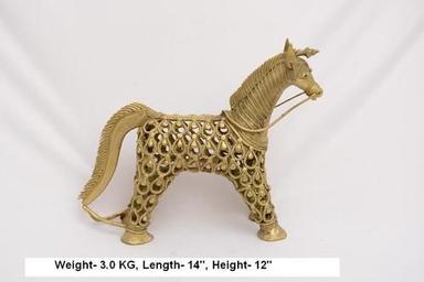 Golden Brass Horse