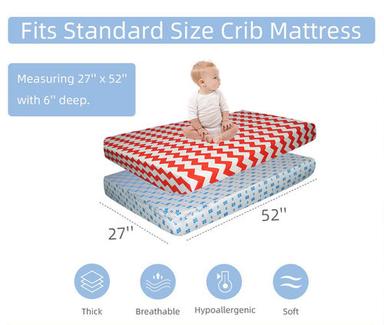 Cotton Fitted Cot Sheet Age Group: 0-4 Years