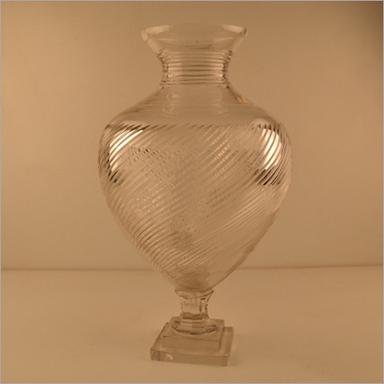 Antique Crystal Cutting Flower Vase Bottom Diameter: 2.3  Centimeter (Cm)