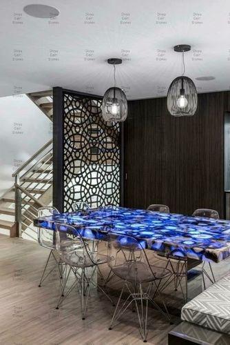 Blue Agate Dining Table Top