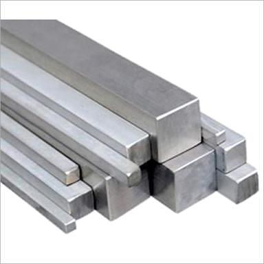 Silver Aluminium Square Bar